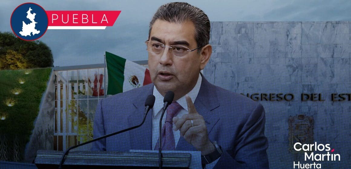 Sergio Salomón rendirá informe en nuevo Congreso de Puebla; obras superan el 98%