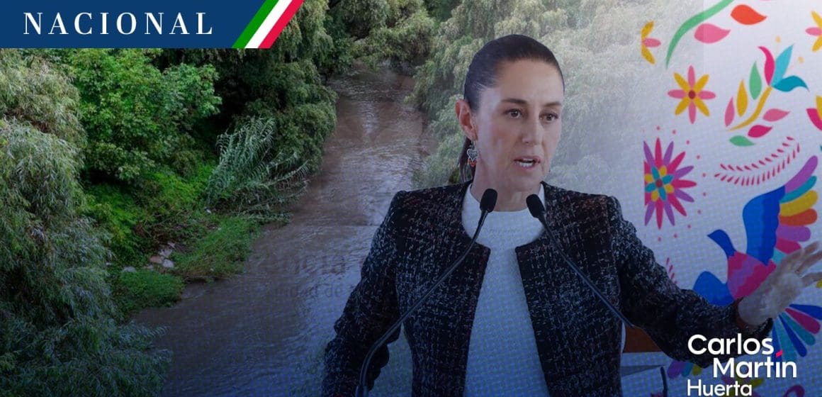 Empresas y municipios deben cumplir con norma de descarga al río Atoyac: Sheinbaum