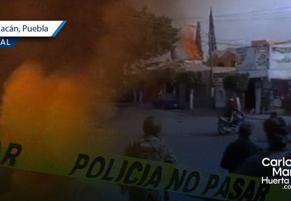 Tanque de gas LP explota en una casa en Tehuacán; hay un herido