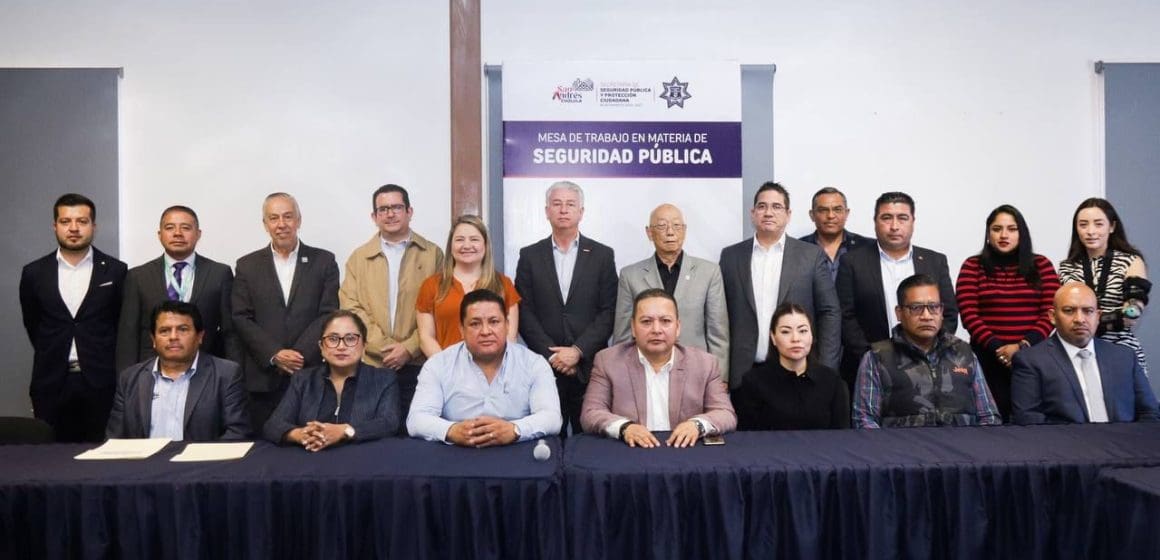 Fortalece gobierno de San Andrés Cholula trabajo coordinado con instituciones universitarias en materia de seguridad