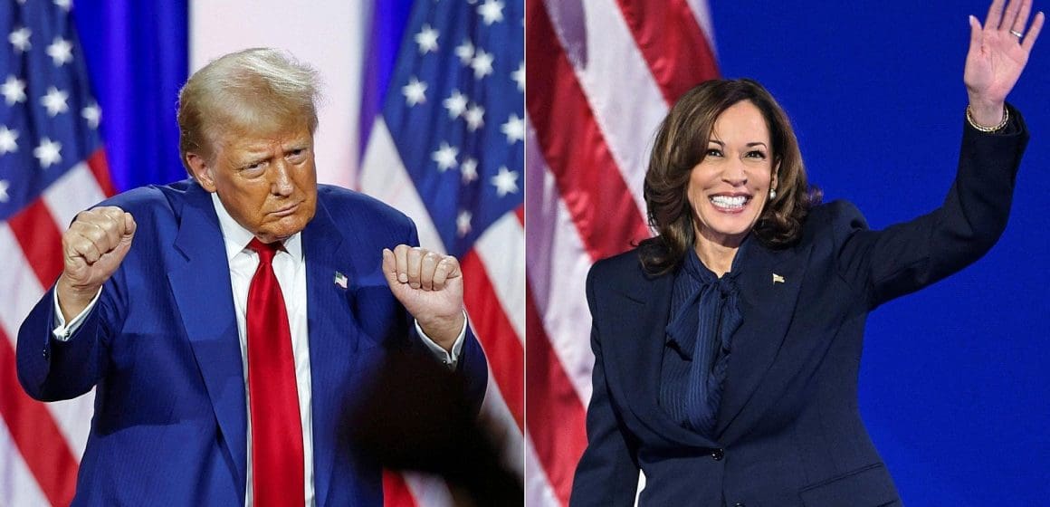 Proyecciones dan ventaja a Donald Trump sobre Kamala Harris