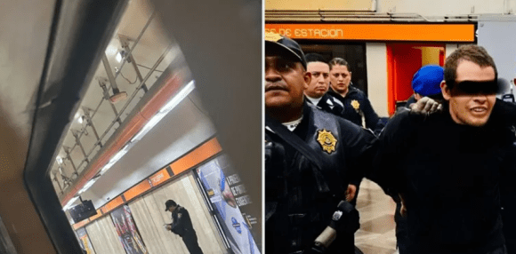 Individuo apuñala a varias personas en el Metro Tacubaya; fue detenido