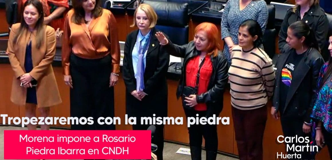 Morena forza la designación de Rosario Piedra Ibarra como titular de la CNDH