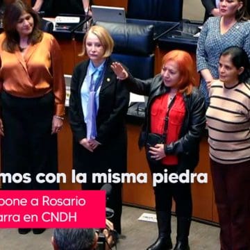 Morena forza la designación de Rosario Piedra Ibarra como titular de la CNDH