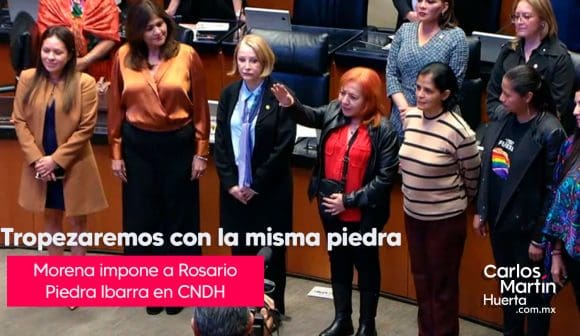 Morena forza la designación de Rosario Piedra Ibarra como titular de la CNDH