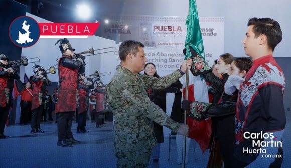 Abandera Gobierno de Puebla a jóvenes de “All Star Marching Band”