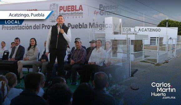 Alejandro Armenta anuncia la ampliación del Hospital Integral en Acatzingo