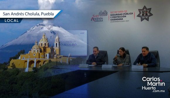 Anuncia programa para vacaciones seguras en San Andrés Cholula