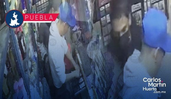 Asaltan tienda en Bosques de San Sebastián; cámara lo graba todo