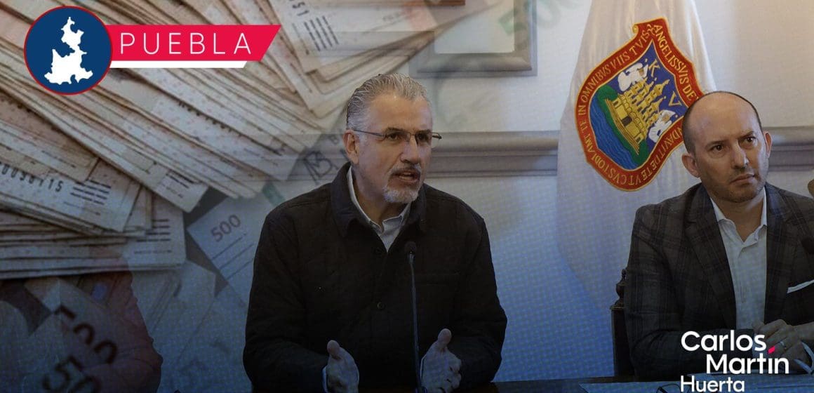 Ayuntamiento de Puebla pasado deja hoyo financiero de 547 millones de pesos