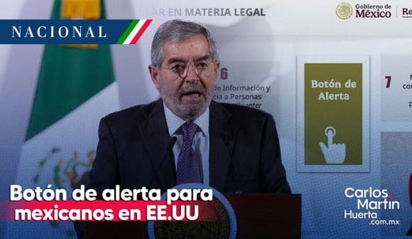 SRE lanzará botón de alerta para mexicanos en EE.UU