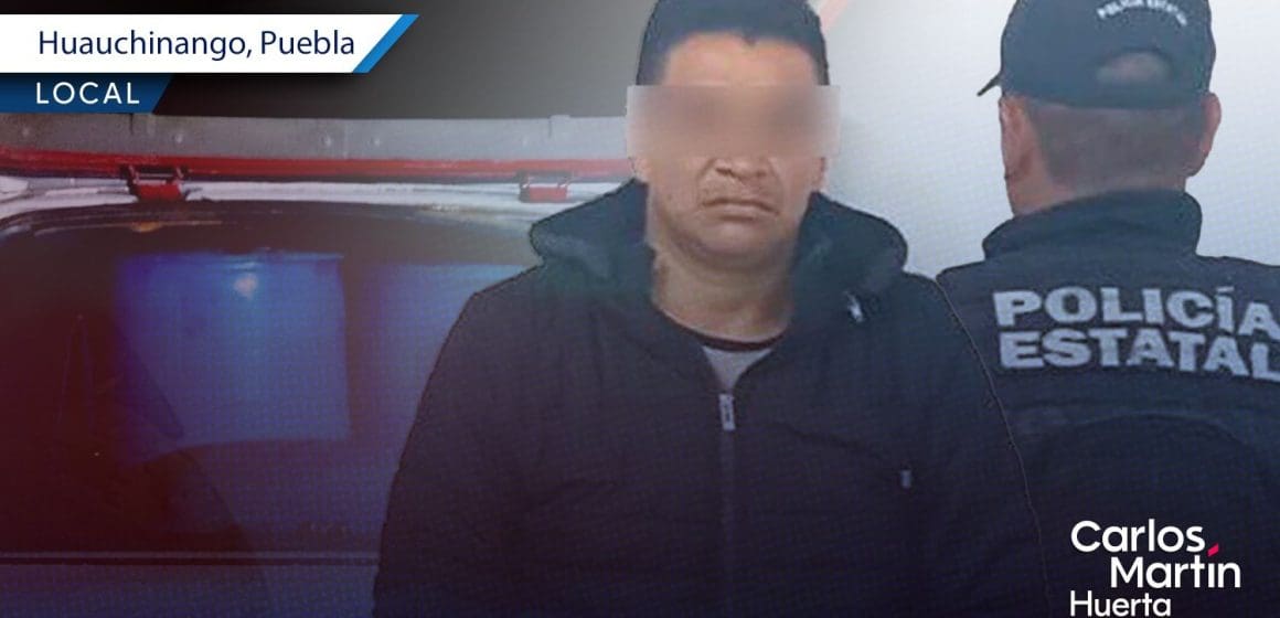 Detienen a sujeto con combustible robado en Huauchinango