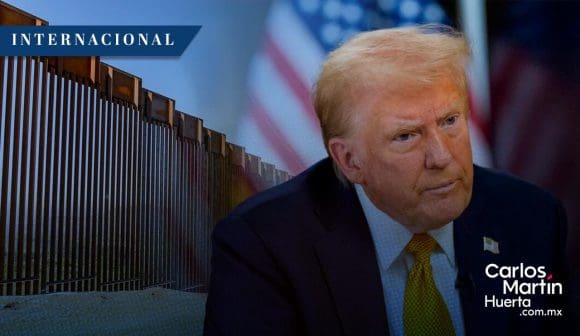 Trump anuncia que continuará construcción del muro fronterizo con México