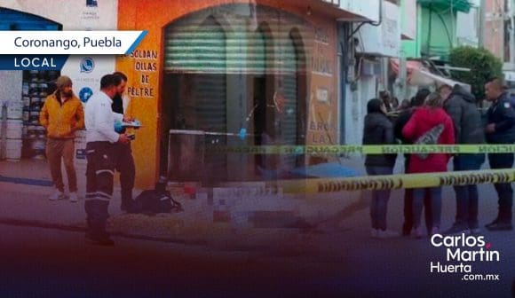 Ejecutan a un hombre en calles del Centro de Coronango