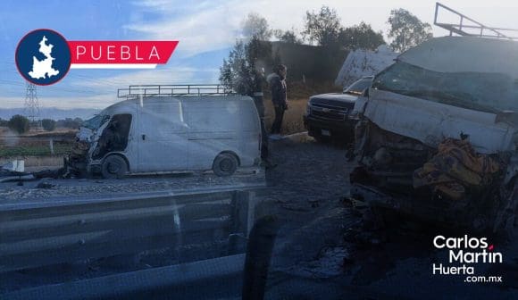 Fuerte accidente cobra la vida de dos personas en la autopista Puebla-Orizaba