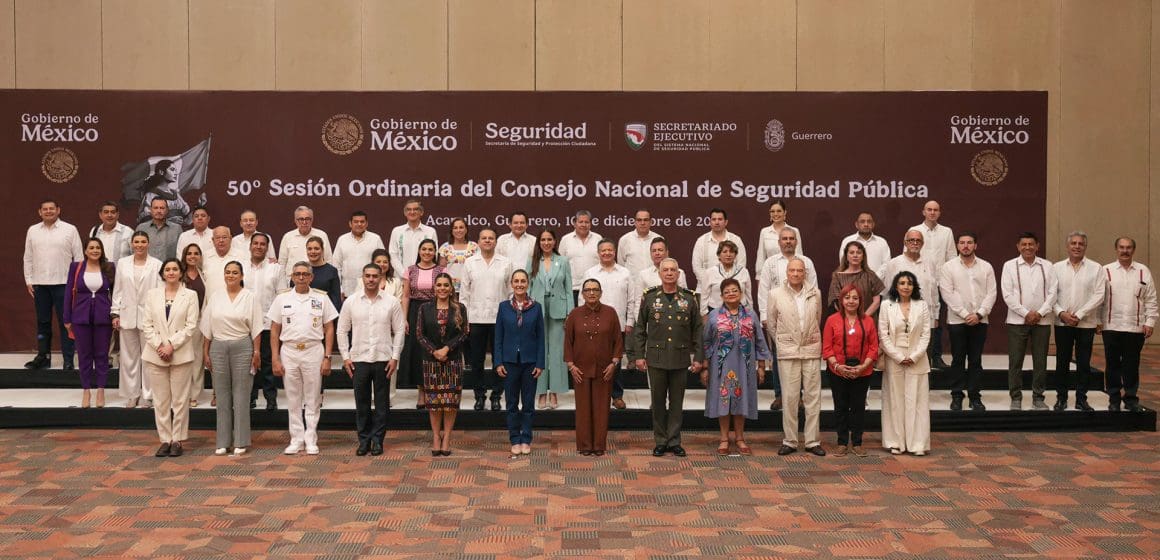 Sheinbaum hace llamado a gobernadores a trabajar en coordinación a favor de la seguridad del país