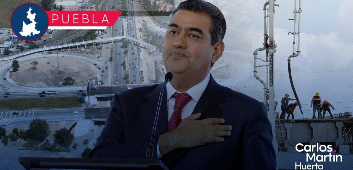 Invierte gobierno de Sergio Salomón 21 mmdp en obra pública