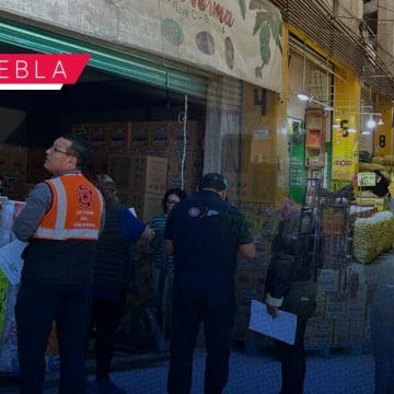 Realizan operativo en la Central de Abasto Puebla; clausuran 14 establecimientos