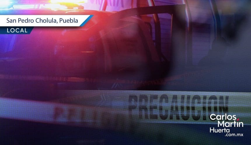 Policía - cinta policial - San Pedro Cholula Policía y ciudadanía frustran robo sacro en San Diego Cuachayotla, San Pedro Cholula