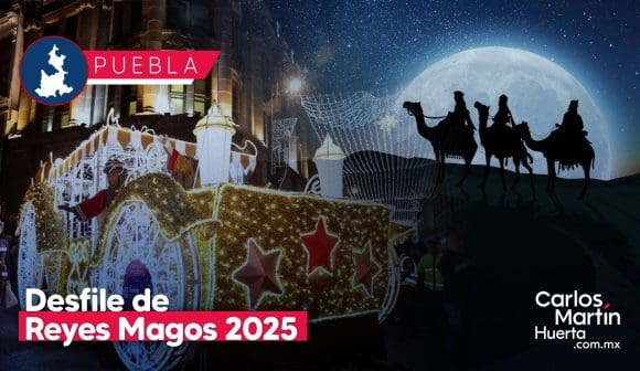 Presentan el Desfile de Reyes Magos en la Ciudad de Puebla