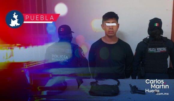 Detienen a presunto delincuente que operaba en Cuautlancingo