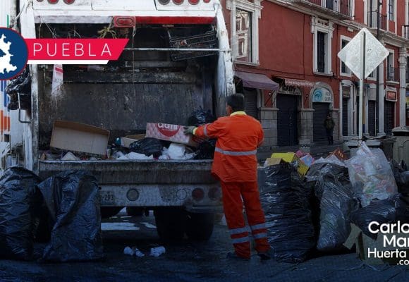 Recolección de basura Puebla Operará con normalidad la recolección de basura durante temporada de Todos Santos
