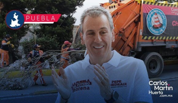 Reconoce Pepe Chedraui a trabajadores del Servicio de Limpia en Puebla