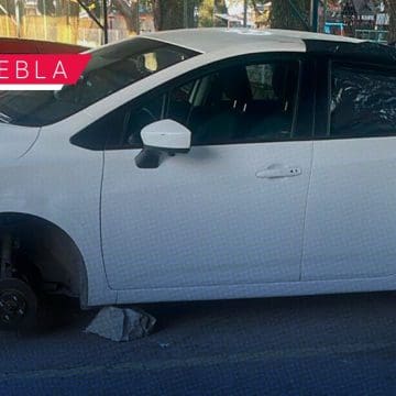 Roban llantas y dan cristalazo a vehículo en estacionamiento del Centro Escolar Morelos