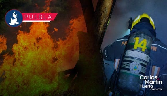 Se incendia casa en la colonia Guadalupe Hidalgo; no hay heridos