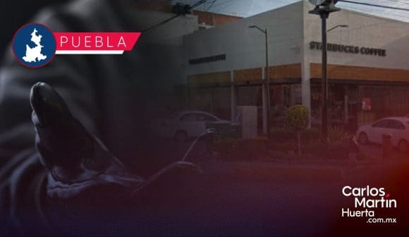 Sujetos armados asaltan a comensales de Starbucks de la 25 Poniente
