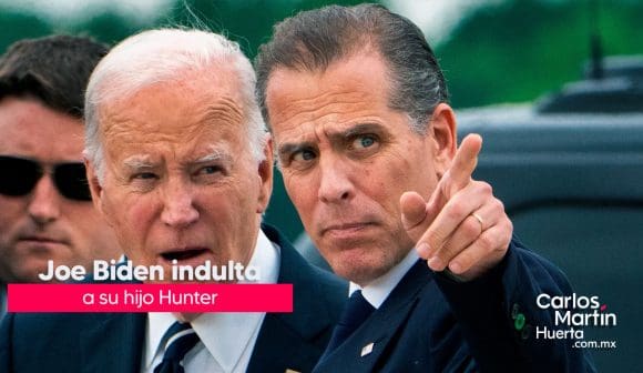 Joe Biden indulta a su hijo Hunter de los casos de fraude fiscal y posesión ilegal de un arma