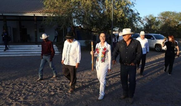 Claudia Sheinbaum inaugura primera universidad del pueblo Yaqui en Vícam, Sonora