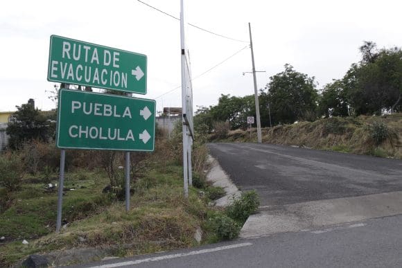 Protección Civil supervisa rutas de evacuación del volcán Popocatépetl