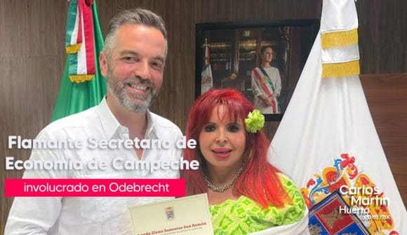 Layda Sansores nombra a secretario que encarcelado por caso Odebrecht