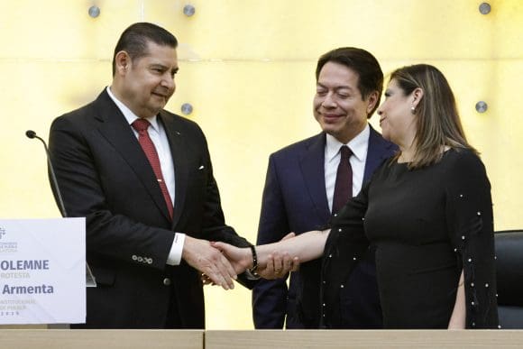 Destaca Mario Delgado que Alejandro Armenta guiará a Puebla a la construcción del segundo piso de la Cuarta Transformación