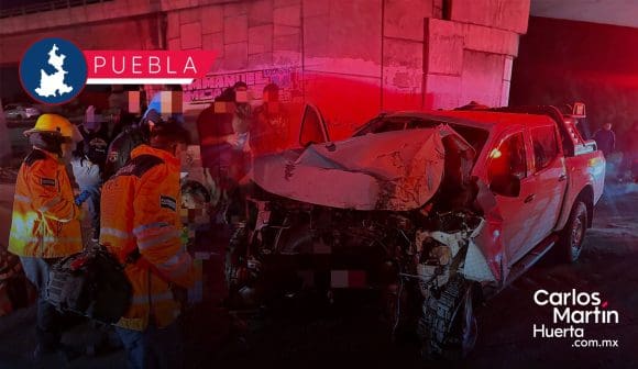 Fatídico accidente cobra la vida de una mujer y una niña en la México-Puebla