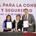 Gobiernos de Puebla y Tlaxcala firman convenio en materia de seguridad    