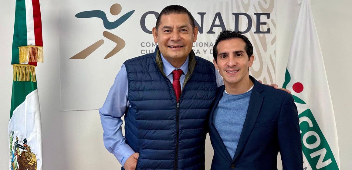 Armenta y Rommel Pacheco impulsarán talentos deportivos de Puebla