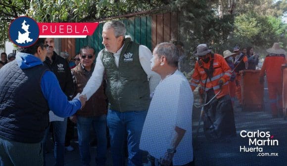 Dan mantenimiento a espacios públicos del Infonavit Amalucan