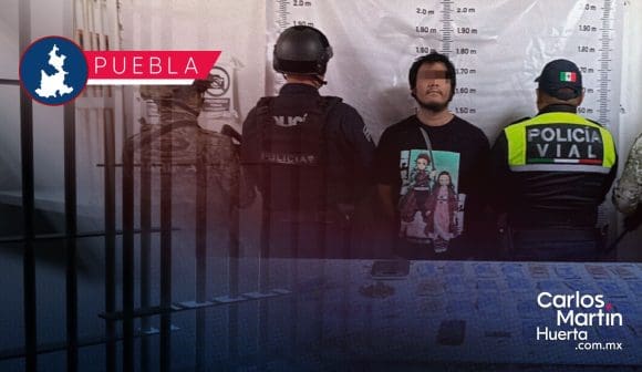 Detienen a presunto narcomenudista en Cuautlancingo  