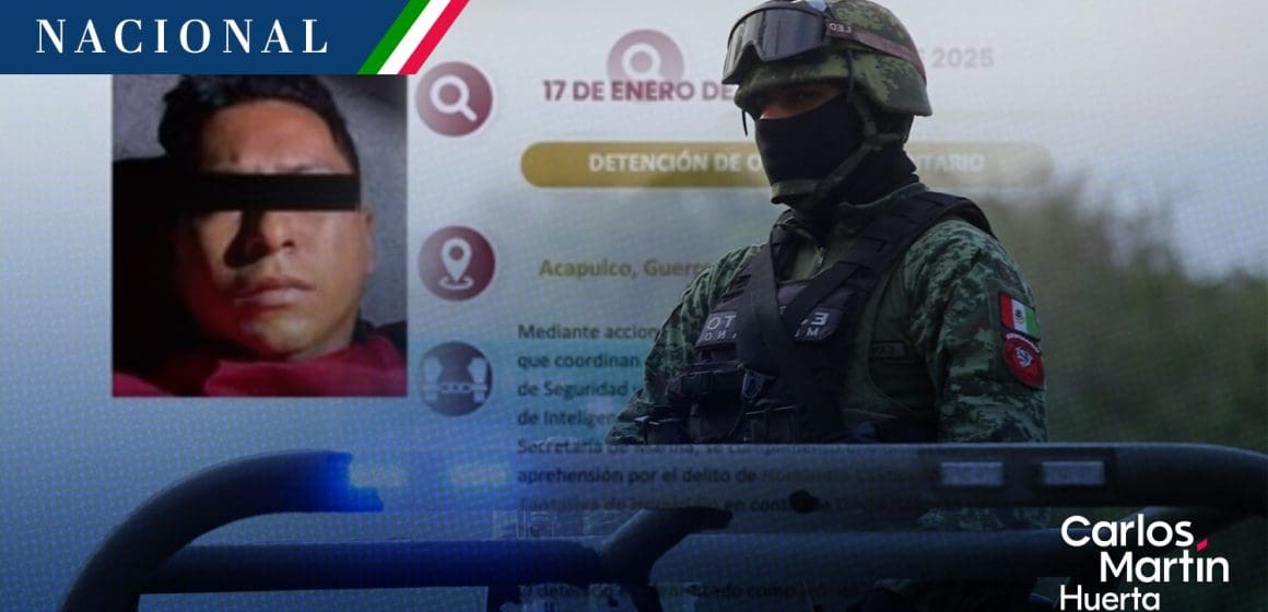 Detiene a presunto autor de multihomicidio en Tres Palos, Acapulco