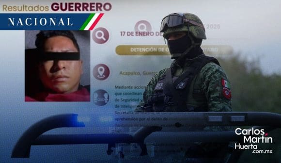 Detiene a presunto autor de multihomicidio en Tres Palos, Acapulco