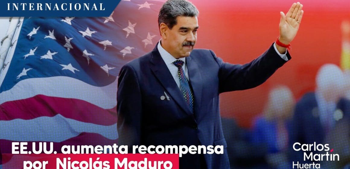 EE.UU. ofrece recompensa de 50 millones de dólares por Nicolás Maduro, acusado de narcotráfico y terrorismo