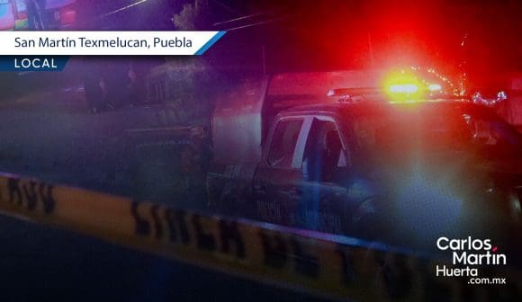 En ataque directo, asesinan a hombre en San Martín Texmelucan; hay una mujer herida
