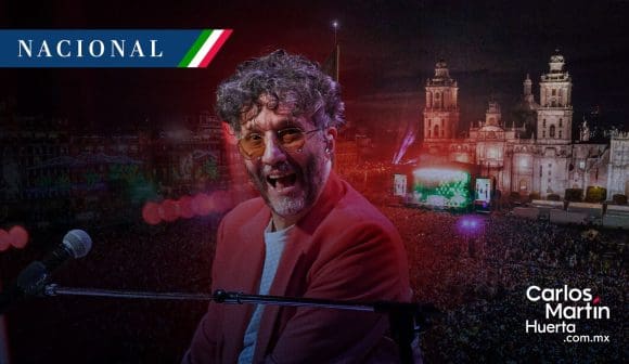 Fito Páez dará concierto en el Zócalo de CDMX