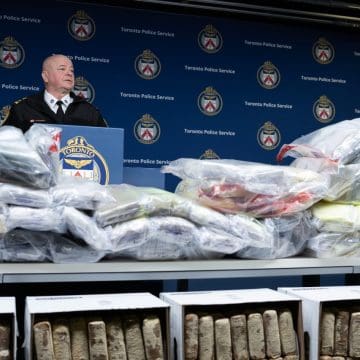 Aseguran en Canadá 835 kilos de cocaína vinculada al CJNG