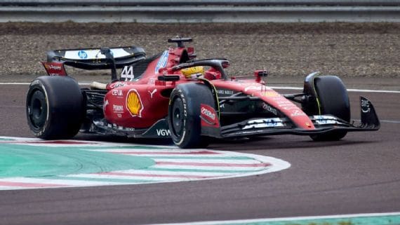 Lewis Hamilton sufre accidente en pruebas de Ferrari en Montmeló Barcelona