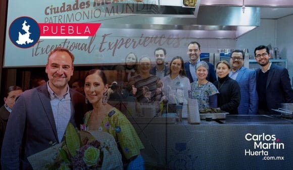 Puebla Brilla en FITUR: Promocionan Centro Histórico y gastronomía poblana en España