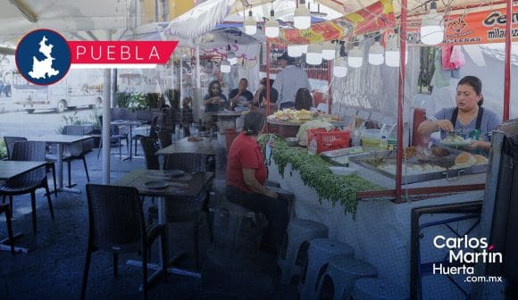 Quiebran 20 restaurantes en el Centro Histórico de Puebla por presencia de ambulantes