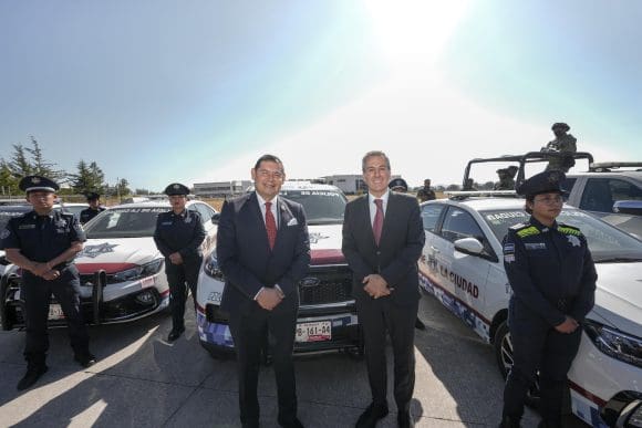 Refuerzan seguridad en Puebla con nuevas patrullas: Armenta y Chedraui lideran presentación